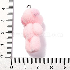 Кулоны из флокированной смолы&nbsp;RESI-Q011-02B