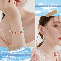 2 комплект эмалевых бусин из сплава ENAM-SC0005-10