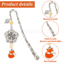 Закладки-крючки из сплава в тибетском стиле AJEW-AB00019