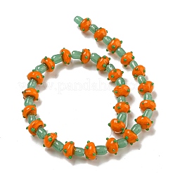 Chapelets de perles vernissées manuelles&nbsp;LAMP-N025-03L