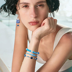 Прозрачная краска-спрей и стеклянные бусины с эффектом кракелюра&nbsp;GLAA-TA0003-45