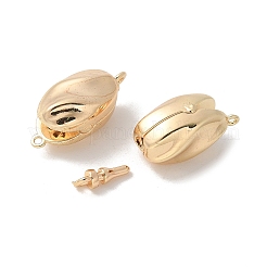 Застежки латунные коробки KK-U052-11G