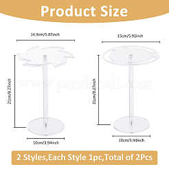 2 стиль вращающиеся акриловые оправы для очков с подъемной стойкой DIY-FH0007-49