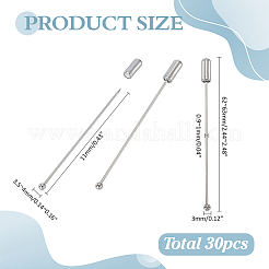 30 шт. латунные значки KK-ME0003-22