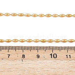 Овальные шариковые цепочки из нержавеющей стали 304 Y для женщин NJEW-Z104-02G