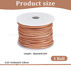 10 iarda di cordino in pelle di mucca&nbsp;OCOR-GF0006-57C
