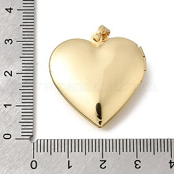 Valentinstag-Medaillon-Anhänger aus Messing&nbsp;KK-Z155-13G