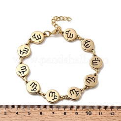 12 bracelet à maillons en acier inoxydable 304 Constellations&nbsp;BJEW-I239-01G-01