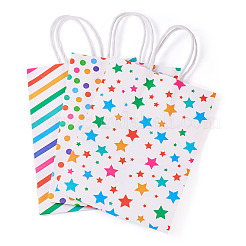 12 Stück 3 Arten rechteckige Geschenktüten aus Papier&nbsp;ABAG-TA0001-84