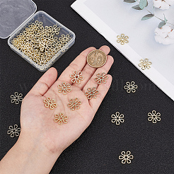 50 шт. филигранные соединительные звенья из сплава&nbsp;FIND-GL0001-70