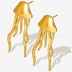 Orecchini a bottone a forma di medusa in acciaio inossidabile 304&nbsp;JQ4504-2