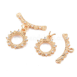 Латунные застежки-молнии из прозрачного кубического циркония KK-S356-579-NF