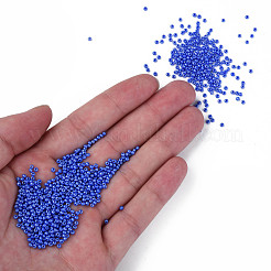 11/0 チェコ不透明ガラスシードビーズ  光沢のある  ラウンド  藤紫色  2.2x1.5mm  穴：0.7mm  約500 G /袋&nbsp;SEED-N004-003B-25