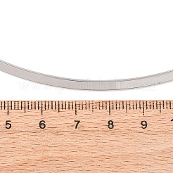 Ожерелье-чокер из нержавеющей стали толщиной 3 мм 201 NJEW-Z098-04P