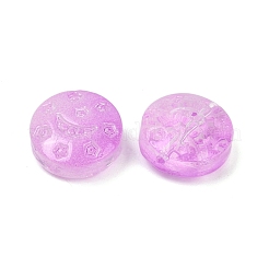 Прозрачные стеклянные бусины DGLA-E004-09G