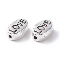 Сплавочные овальные бусины тибетского стиля  FIND-XCP0001-54