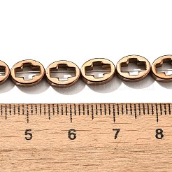 Гальванические нити из синтетических немагнитных гематитовых бусин G-L613-Z01-01D