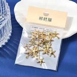 Латунь морские звезды подвески&nbsp;XGR0169G-99G