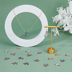 40шт 5 цвета подвески из сплава с покрытием стойки&nbsp;FIND-DC0005-46