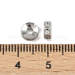 Латунные микро проложить кубического циркония бусы KK-H078-30P