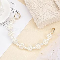 Пластиковая ручка сумки с имитацией жемчуга FIND-WH0111-177