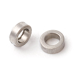 変色しにくい201ステンレススチール製リンクリング  リング  ステンレス鋼色  2.5x0.8mm  内径：1.4mm&nbsp;STAS-F192-009P-06