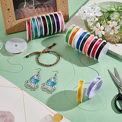 20 рулон круглого полиэфирного шнура 20 цветов OCOR-PH0004-83A