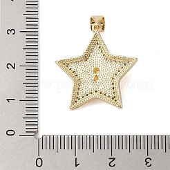 Латунные микропаве прозрачные подвески с фианитом KK-I712-30G