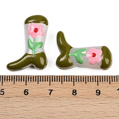 Бусины из стеклянной эмали LAMP-C020-02G