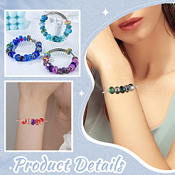 160 шт. 16 цвета смолы европейские бусины&nbsp;DIY-SC0026-25