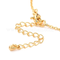 Ожерелье с кулоном в виде рыбьего хвоста русалки NJEW-C009-01A-02