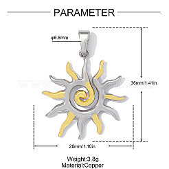 Messing Anhänger & Charms&nbsp;KK-OY001-37G