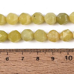 Natürliche Zitronen Jade Perlen Stränge&nbsp;G-Q606-58A