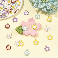 48 шт. подвески из сплава и эмали 8 стилей&nbsp;ENAM-YW0008-19