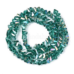 Гальванизируйте прозрачное стекло бисер нитей&nbsp;X-GLAA-N021-4mm-05