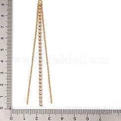 Messing Micro Pave klare Zirkonia große Anhänger&nbsp;KK-G510-08G