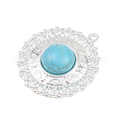 Синтетические бирюзовые подвески&nbsp;STAS-H253-01D-S