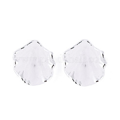 Подвески из матового пластика в виде лепестков&nbsp;KY-T041-20A