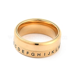 Вращающееся кольцо из нержавеющей стали RJEW-C019-07G