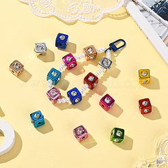 30шт акриловые бусины с УФ-покрытием&nbsp;OACR-SC0002-45