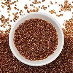 12/0 ガラスシードビーズ  銀並ぶ丸い穴  ラウンド  ペルー  2mm  穴：1mm  約30000ビーズ/ポンド&nbsp;SEED-A005-2mm-22C