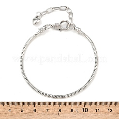 Латунные европейские браслеты стиль для ювелирных изделий&nbsp;X-KK-R031-06