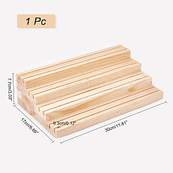 Présentoirs à bijoux en bois à 4 niveau&nbsp;ODIS-WH0017-070