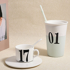 12 лист 3 стилей ПВХ номер самоклеящиеся декоративные наклейки DIY-GL0004-59