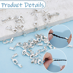 24 clip in ottone con estremità a moschettone&nbsp;KK-CL0001-04
