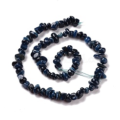 Окрашенные и нагретые нити из натуральных апатитовых бусин G-G925-07A