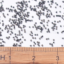 MIYUKIデリカビーズ  シリンダー  日本製シードビーズ  11/0  （db0606)染色銀裏地ダークオリーブ  1.3x1.6mm  穴：0.8mm  約2000個/10g&nbsp;X-SEED-J020-DB0606