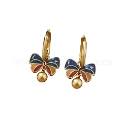 Orecchini a cerchio in ottone smaltato&nbsp;WG37F35-01