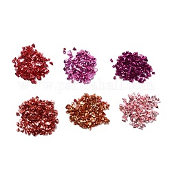 Perles de copeaux de verre, pour le remplissage de goutte à goutte de bricolage, couleur mixte, 1~3x1~3x1~1.5mm