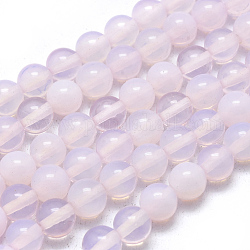 Chapelets de perles d'opalite, ronde, 6mm, Trou: 1mm, Environ 64 pcs/chapelet, 15.16 pouce (38.5 cm)